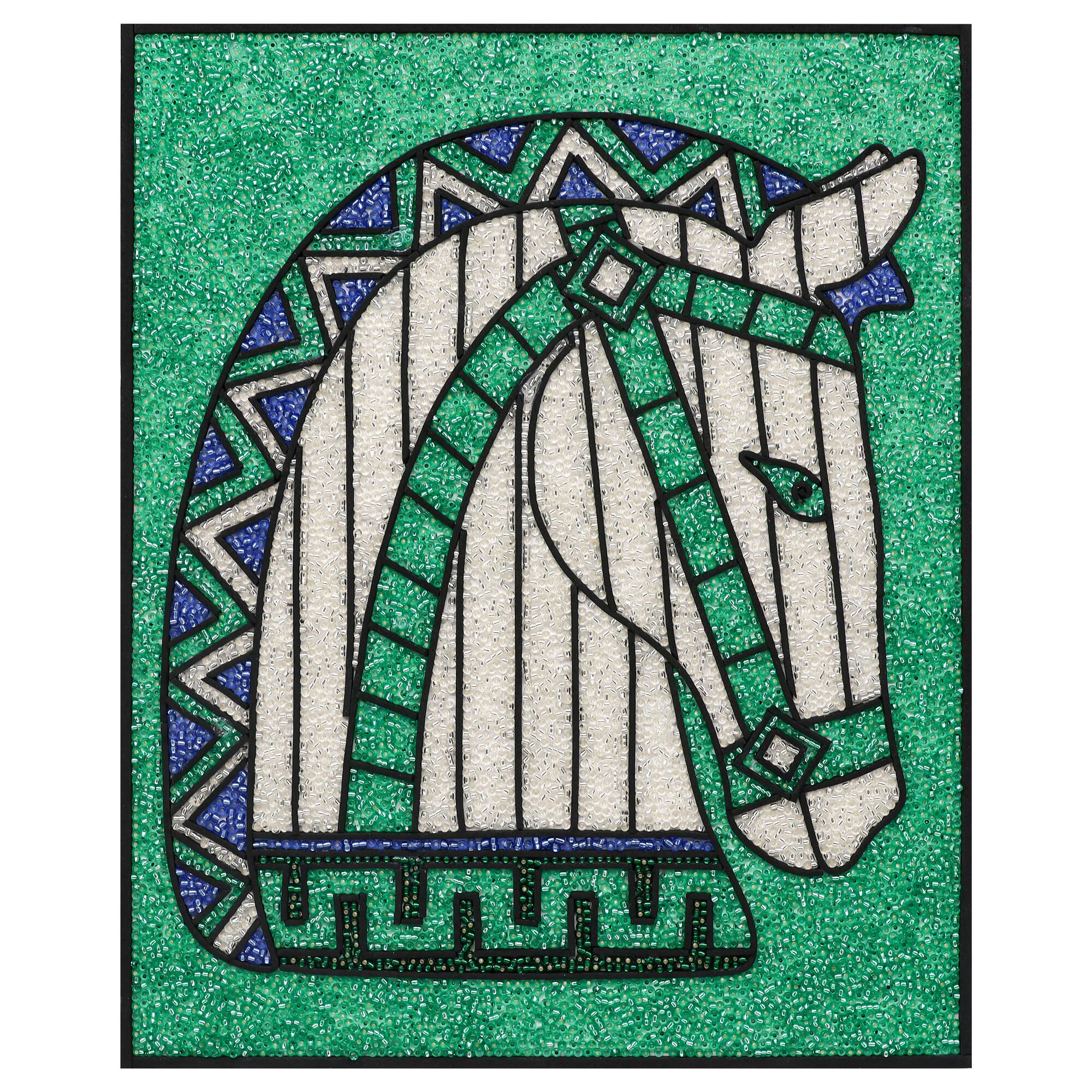 Jonathan Adler x Michaels 8" x 10" Horse Bead Art Kit